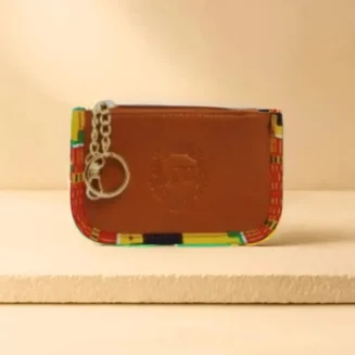 Eco Luxe Kente Purse - Brown
